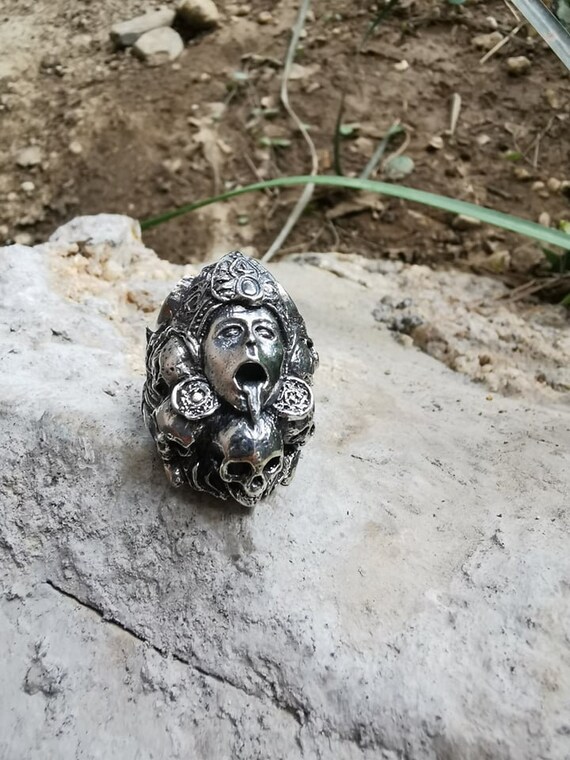 Kali GOD Ring Silver .925 Any Size - Etsy