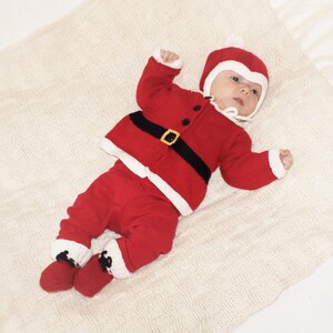 Costume De Pere Noel Pour Bebe Tricote Santa Equipement Merino Etsy Costume De Pere Noel Pour Bebe Tricote Santa Equipement Merino Etsy