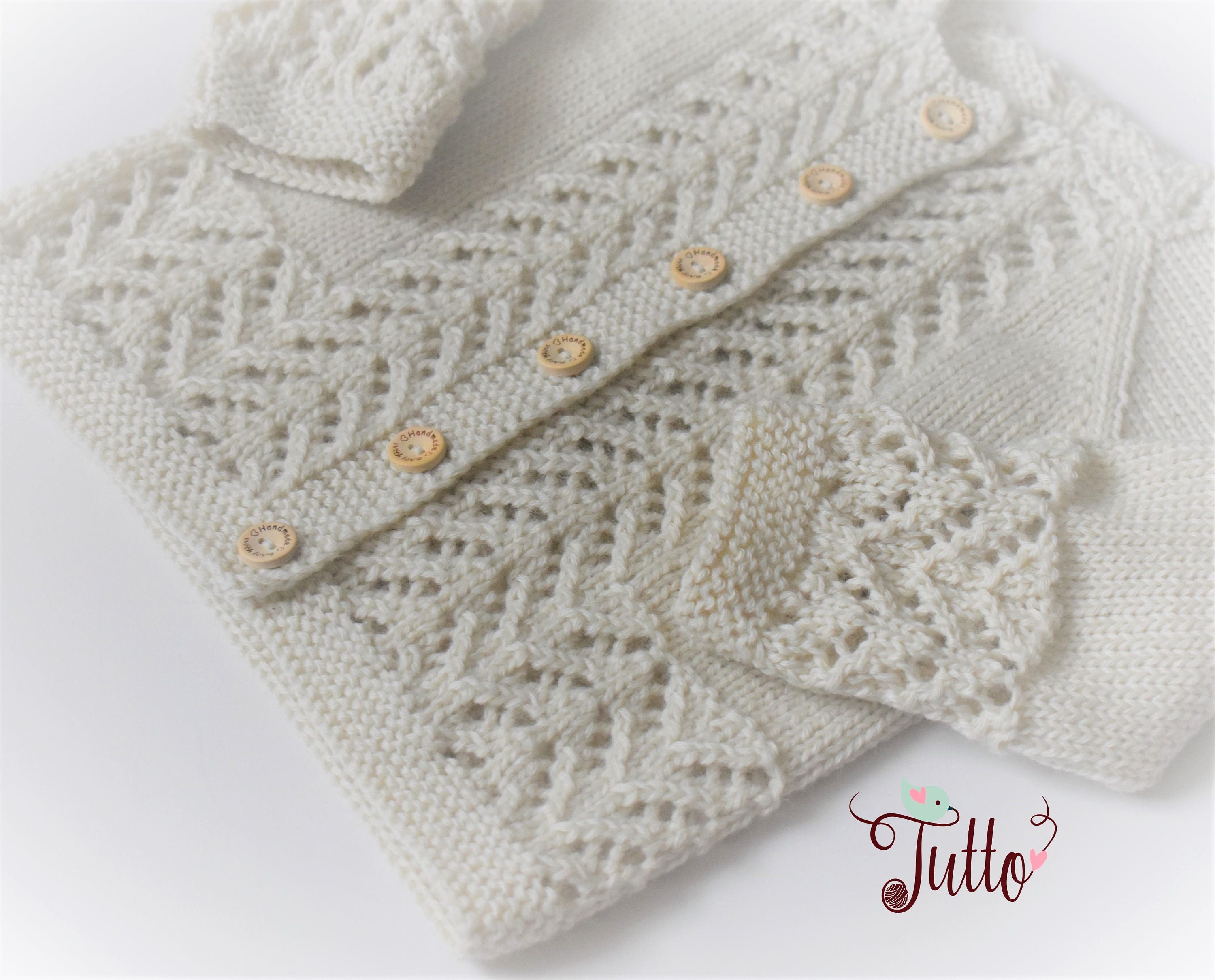 Organic Merino Wool Cardigan Lace Sweater Lace Cardigan Baby | Etsy