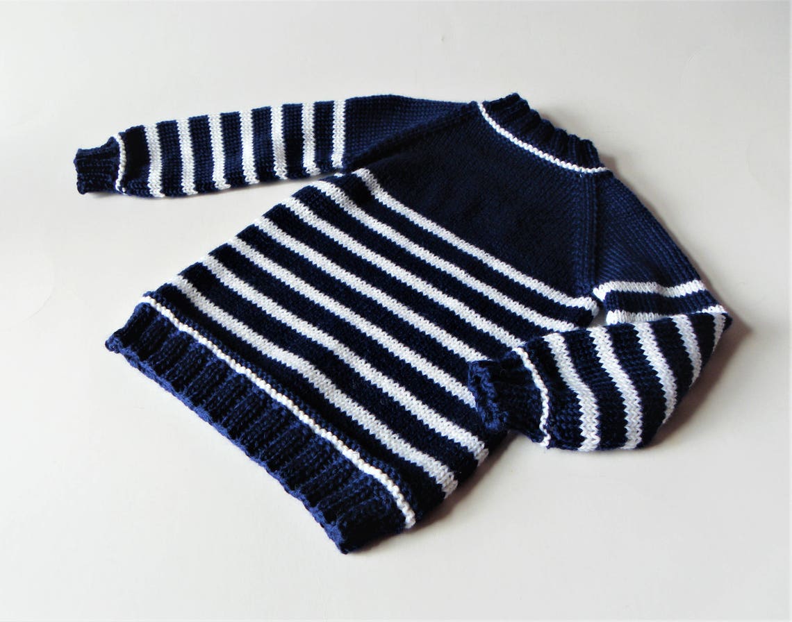 Sailor sweater baby boy sweater merino sweater winter sweater Etsy