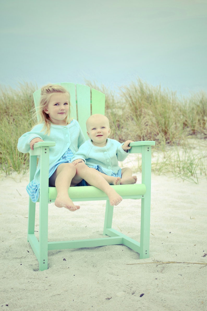 Mint Green Baby Girl Jacket Knit Merino Sweater With White Etsy