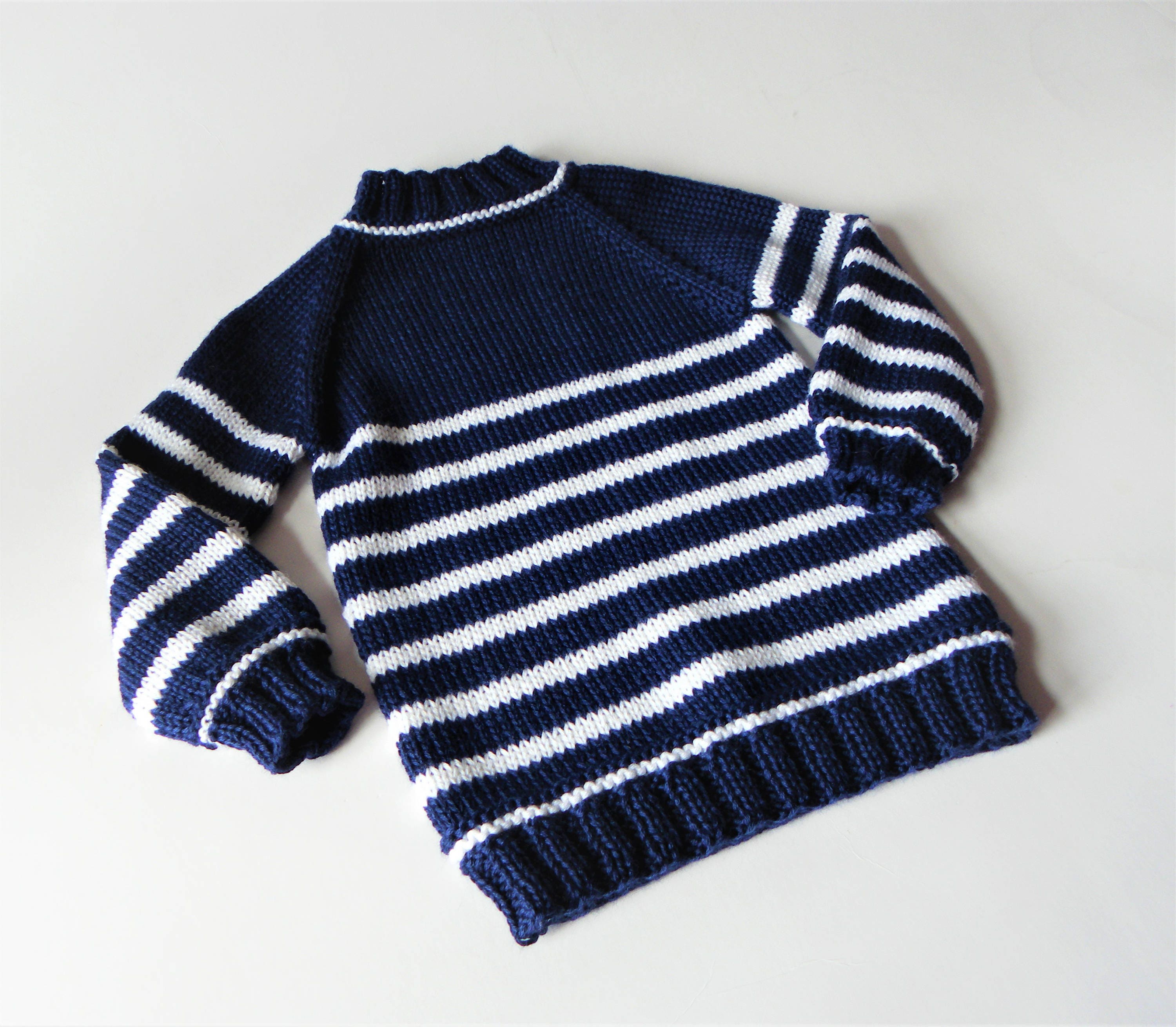 Sailor sweater baby boy sweater merino sweater winter sweater Etsy