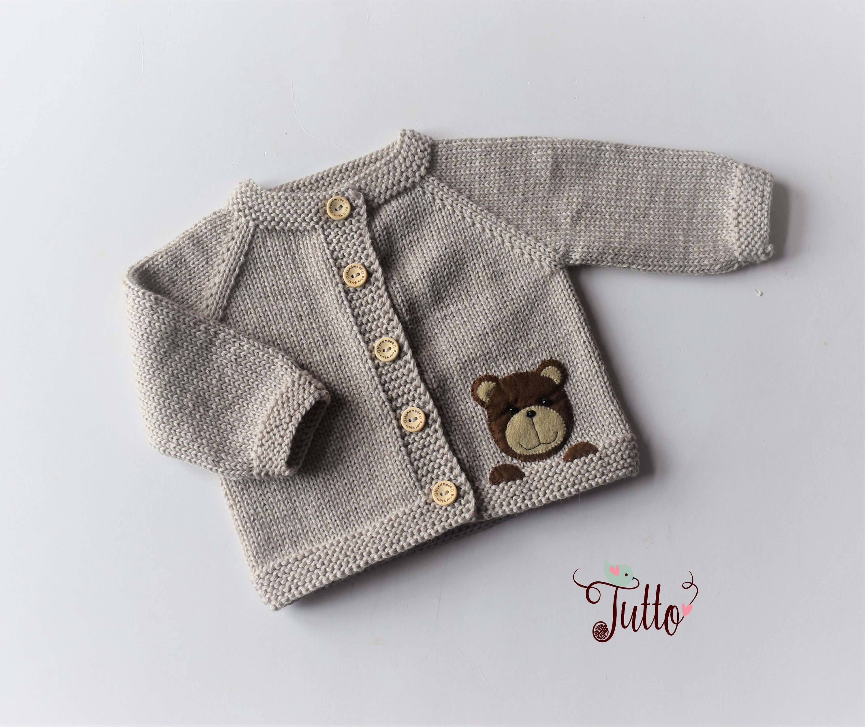 grey baby cardigans