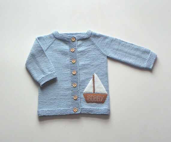 personalized baby sweater