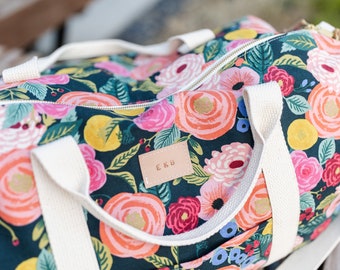 ★athe★ RUBAN Ivory Flower Pattern Ribbon Duffle Bag L il_340x270.3658515090_qzmi.jpg