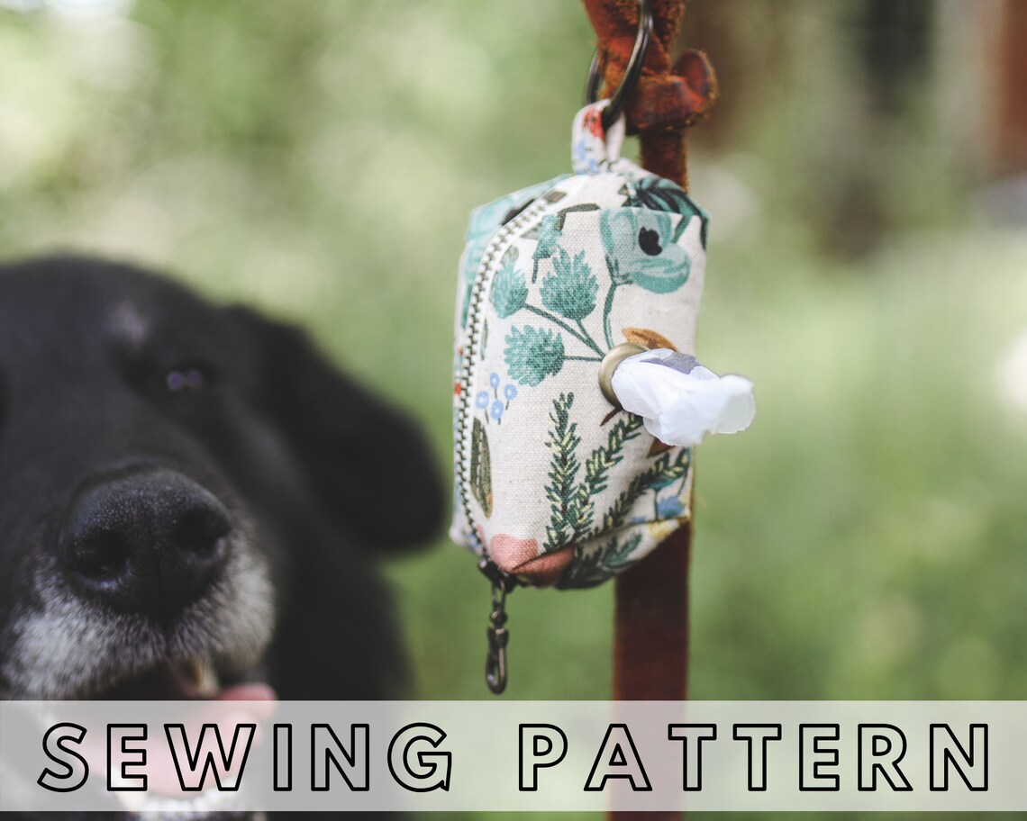 SEWING PATTERN for dog poop bag holder sewing tutorial pdf Etsy