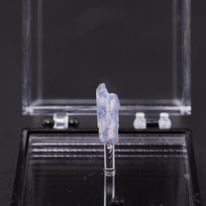 Jeremejevite crystal blue from Namibia thumbnail mineral specimen perky box natural stone (TN5511-58) structureminerals