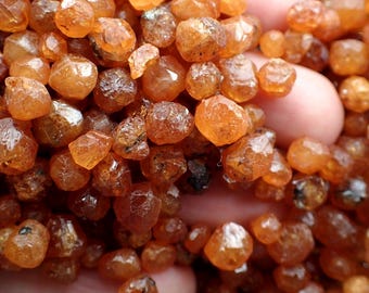 Spessartine Garnet Orange Crystals Raw Stones from Tanzania