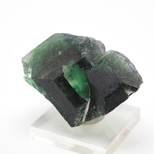 Fluorite crystal cluster from Erongo Mtns, Namibia - 44mm x 28mm x 27mm (F93228) structure minerals 2023