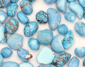 Turquoise Golden Hills Polished Stones