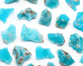 Blue Hemimorphite Raw Stones Natural Crystals