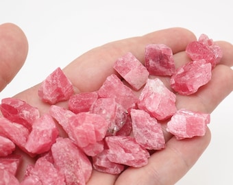 ONE Rhodochrosite raw stone natural crystal mineral specimen from Wutong mine, China - 2-3gm