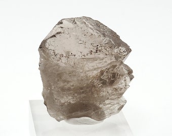 Smoky Quartz Gwindel crystal Talèfre Glacier, Chamonix, France - 45mm x 40mm x 17mm (F96202) structure minerals