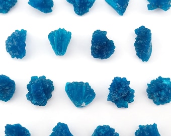 Cavansite Crystal Natural Blue Stone Mineral Specimen: Wagholi, India