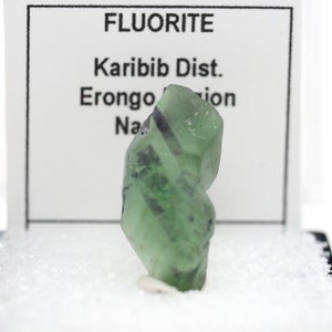 Fluorite crystal natural stone thumbnail perky box mineral specimen from Namibia - TN322-39