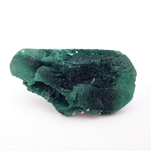 Malachite pseudomorph after Azurite crystal from Milpillas mine, Mexico - 20gm / 41mm x 23mm x 20mm (F70514)
