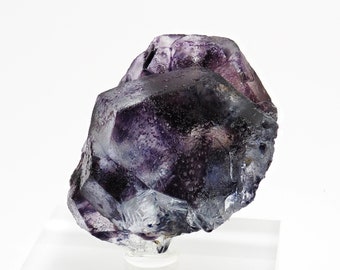 Fluorite spinel law twin crystal from Erongo Mtns, Namibia - 48mm x 38mm x 22mm (F96209) structure minerals