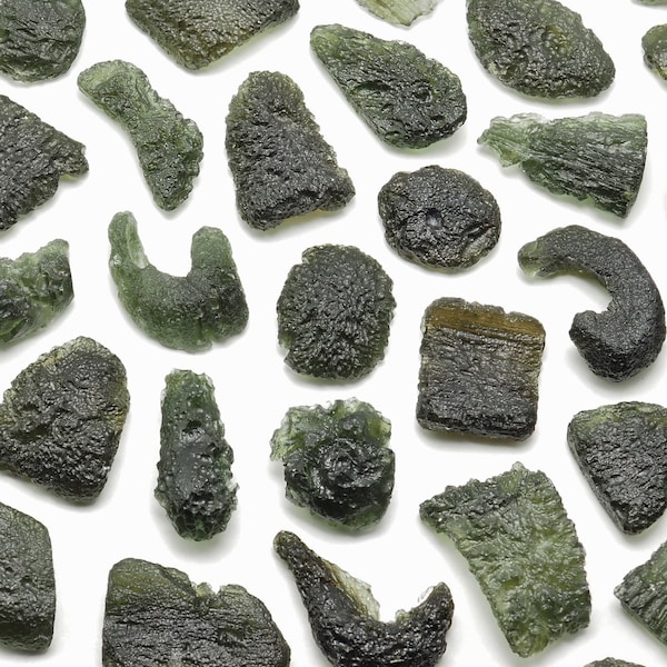 Genuine Moldavite Specimen: Czech Republic - Structure Minerals