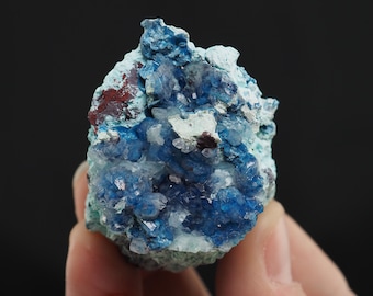 Espécimen mineral natural de cristal de shattuckita mexicana