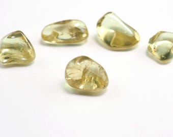 Yellow Apatite Polished Natural Stone