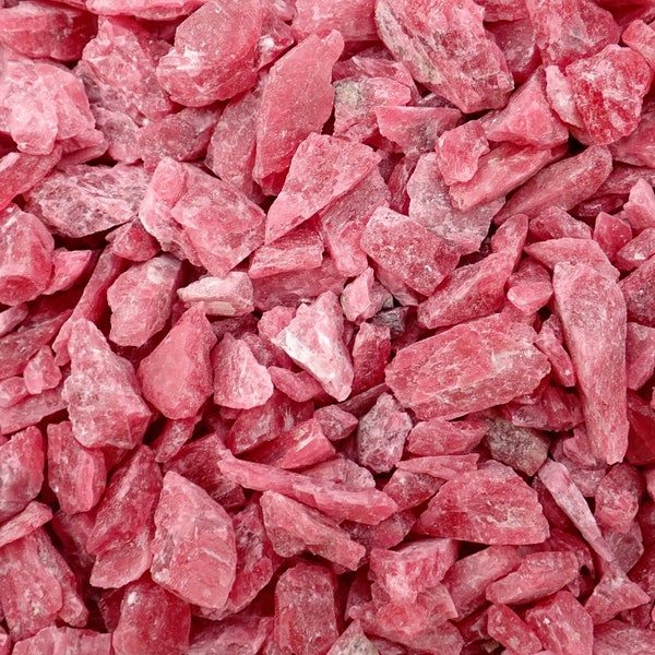 10gm Rhodonite raw stones from Brazil - select your size - natural raw stones - pink natural raw stone