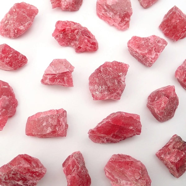 Rhodonite Raw Stone Brazil for Jewelry Making and Collecting