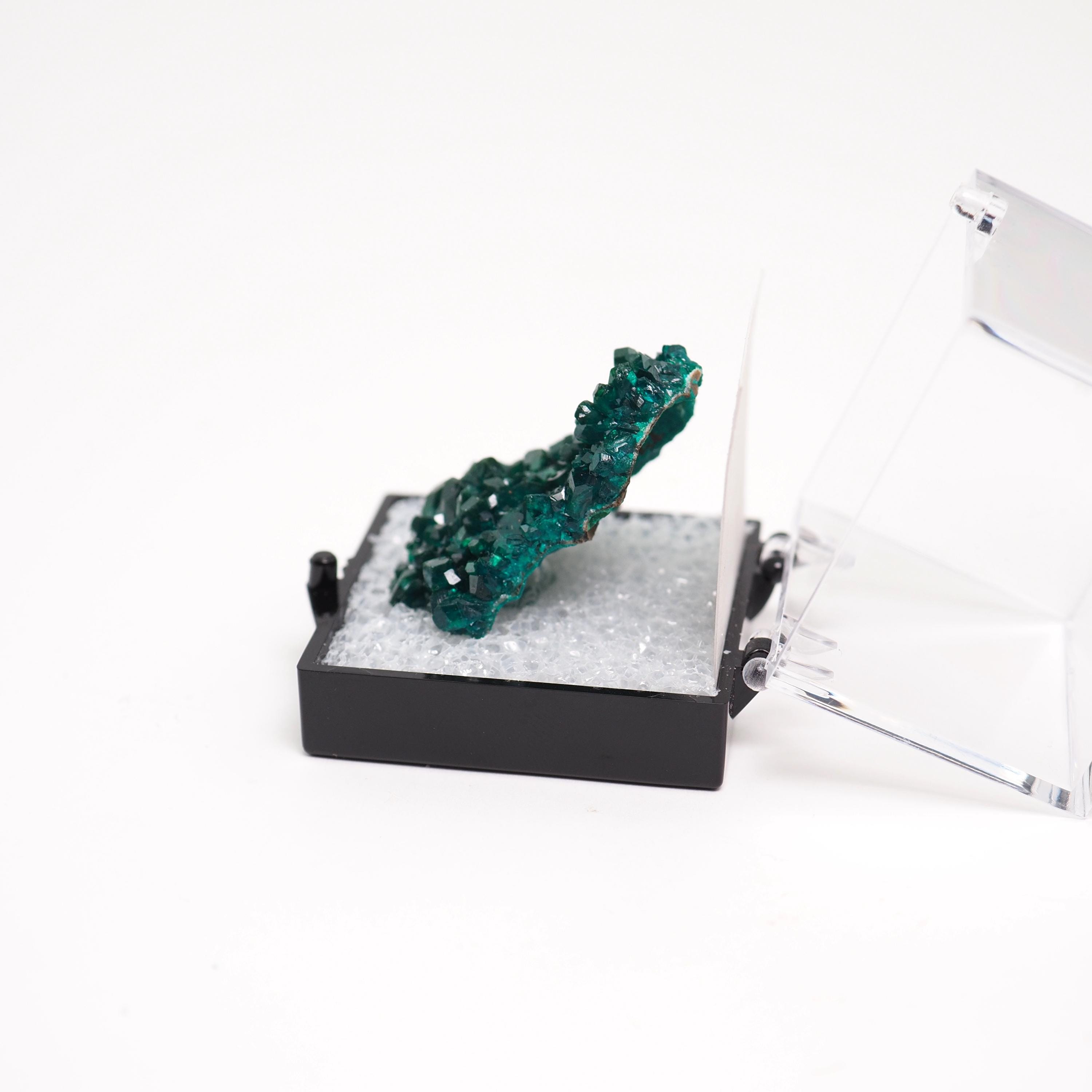 Dioptase Crystal Thumbnail Box Mineral Specimen - Etsy