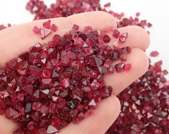 Spinel Crystals Natural Gems - Red Pink High Quality Spinels from Burma Myanmar - Mineral Collection, Jewelry Supplies, Raw Gemstones