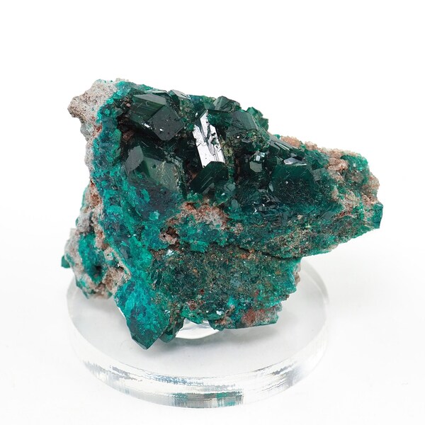 Dioptase crystal mineral specimen from Republic of the Congo - 41mm x 32mm x 30mm (F96903) structure minerals 2024