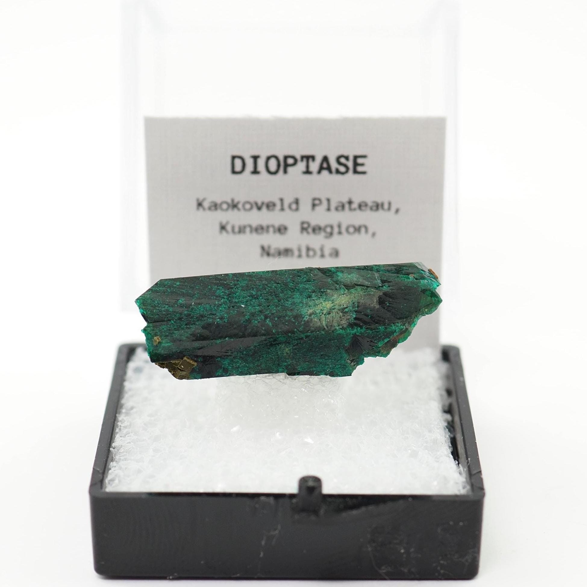 Dioptase Crystal From Kaokoveld, Namibia Thumbnail Mineral Dioptase Crystal From Kaokoveld, Namibia Thumbnail Mineral