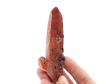 Roter Quarz-Mexiko-Mineralstoff