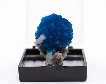 Cavansite large crystal blue natural stone from Wagholi, India - 19mm x 18mm x 19mm -  (TUC24-11) structure minerals