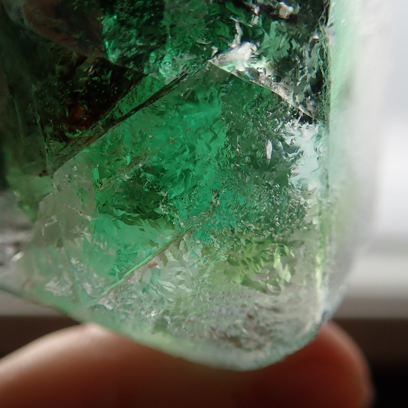 70gm 43mm x 40mm x 22mm F74401 Namibia Fluorite crystal from Erongo mtns