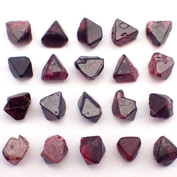 ONE Spinel crystal from Burma - chosen at random red raw stone crystals natural octahedron specimen