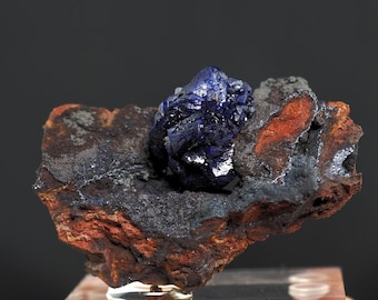 Azurite Crystal Bisbee, Arizona Natural Mineral Specimen