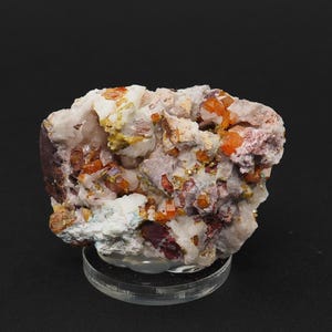 Mimetite crystals from Mindouli, Republic of Congo mineral specimen natural science gift geology stone (F5607-3) structure minerals