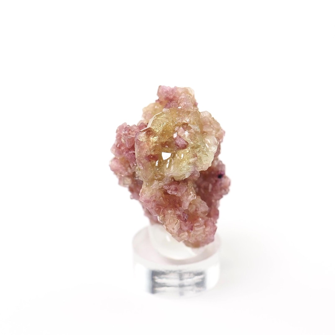 Vesuvianite Crystal Specimen: Raw Gem Mineral Point from Jeffrey Mine, Quebec