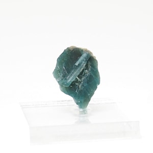 Grandidierite crystals on matrix from Madagascar natural raw stone mineral specimen thumbnail minerals (TN5415-20) structureminerals
