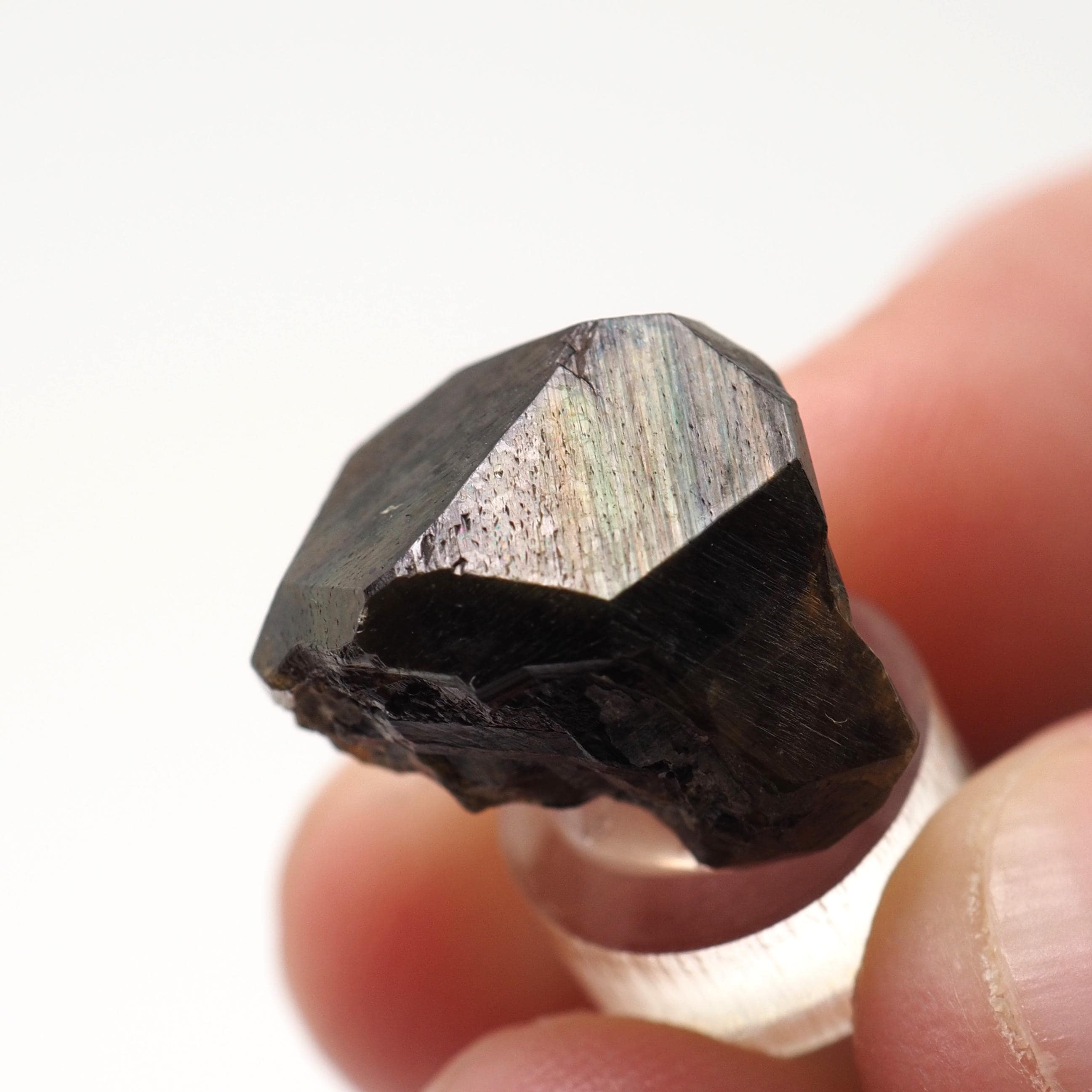 Andradite Rainbow Garnet Crystal from New Mexico Natural Garnet Stone Mineral Specimen, Science Gift, Jewelry Supplies (F5614-26)