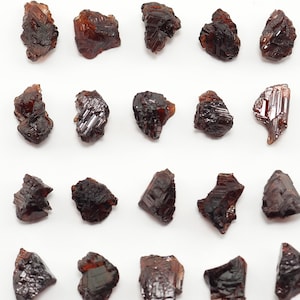 Red Spessartine Garnet Crystal Raw Natural Etched Garnets Stone Navegadora Mine, Brazil