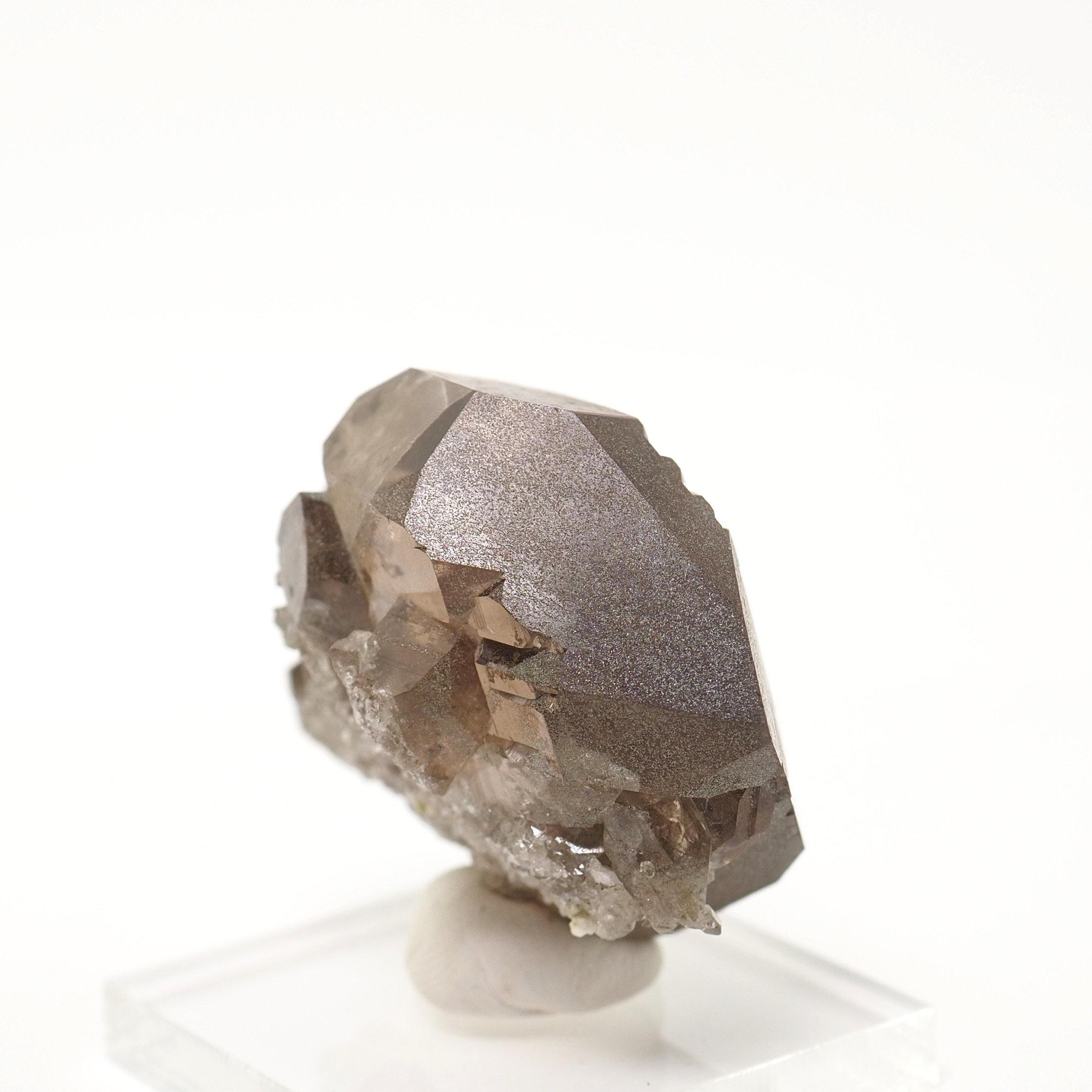 【匿名発送】フランス産スモーキーグインデル スモーキークォーツ グウィンデルクリスタル：タレフル氷河、フランス