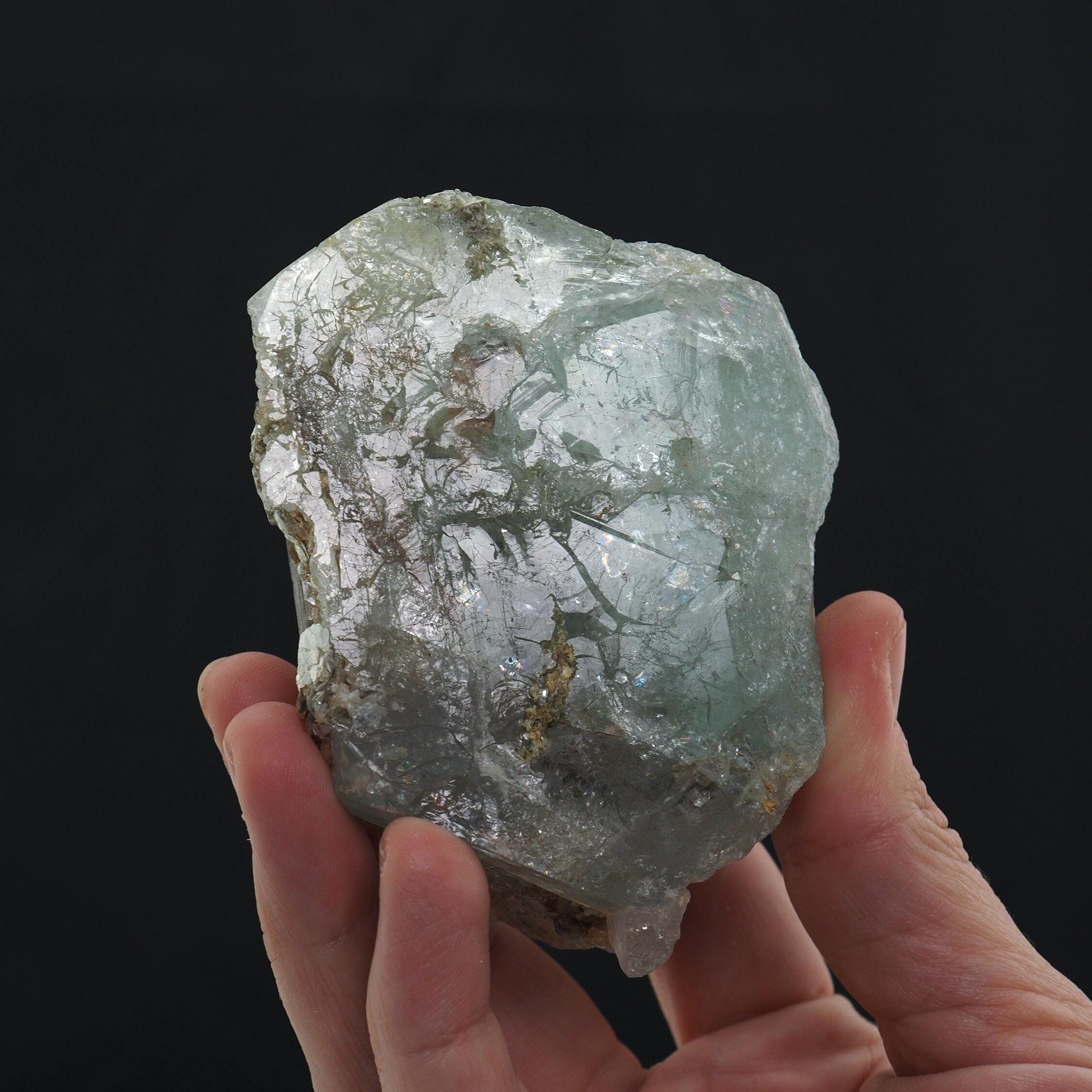 アクアマリン 約43g 原石 結晶 鉱物標本 ヒマラヤ産鉱物原石標本027 タプレジュン地区産アクアマリン