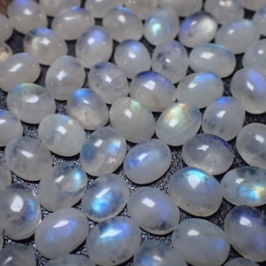 One moonstone cabochon from india - choose your size - oval loose natural specimen stone