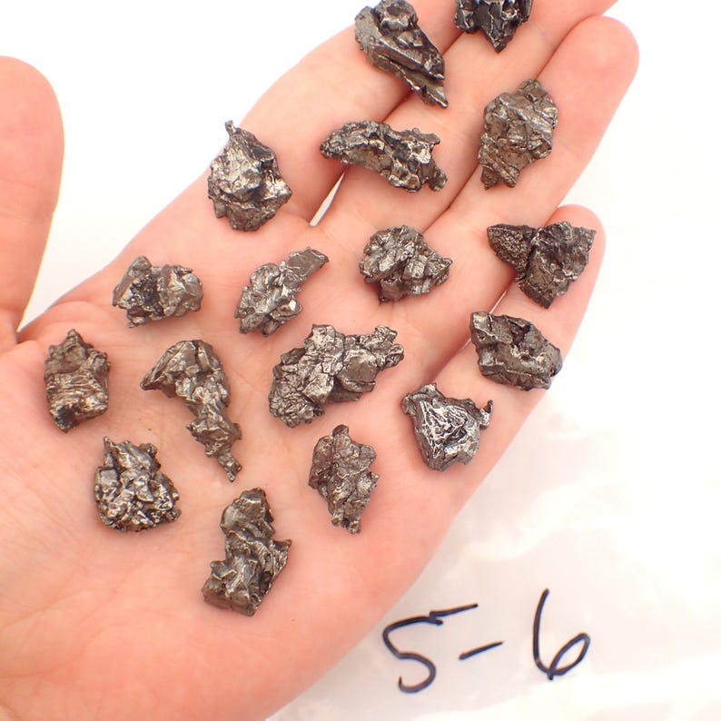 ONE Meteorite natural stone from Campo del Cielo, Argentina choose size natural specimen sample 5-6gm / 16-26mm