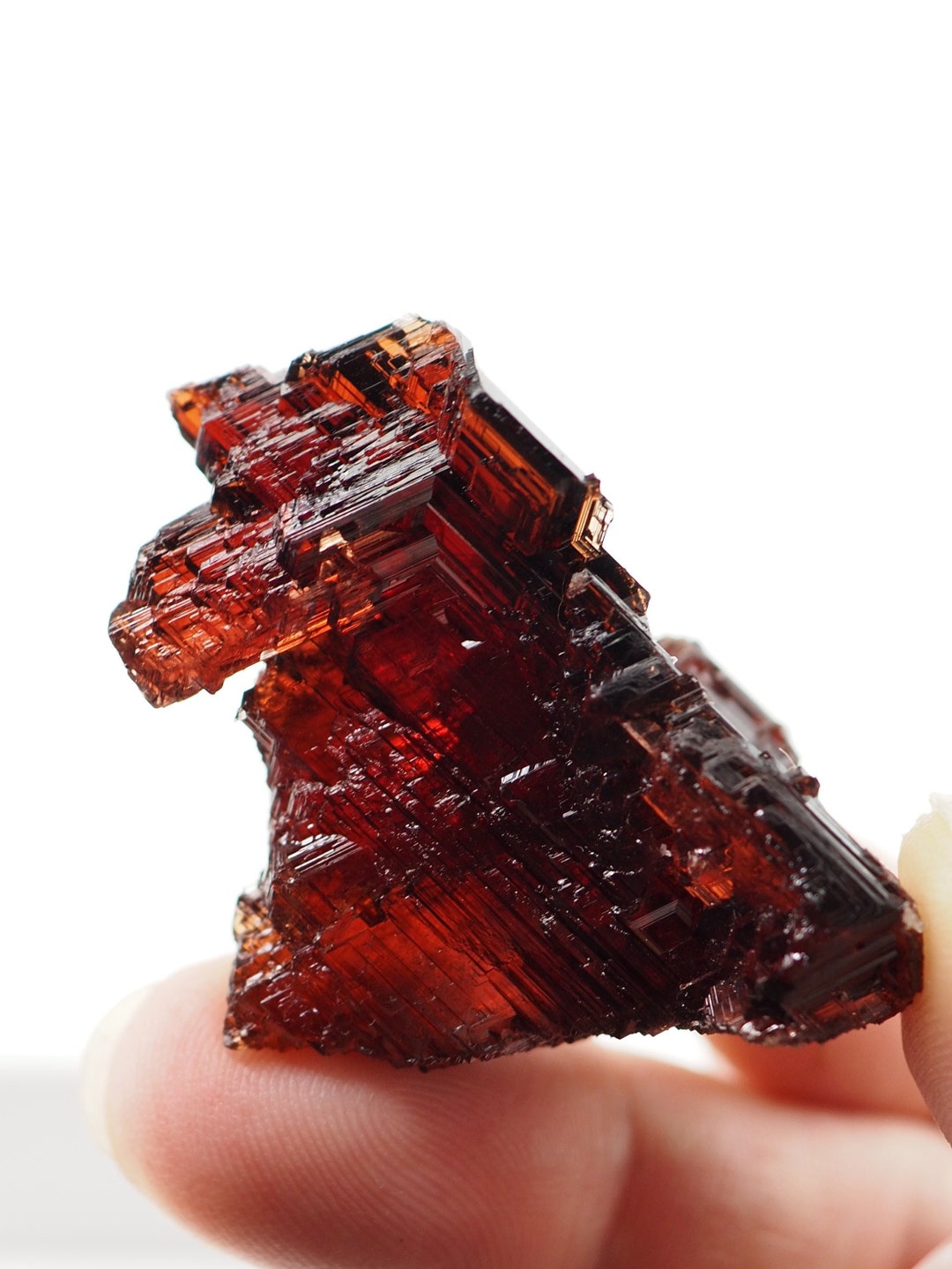Granat Spessartine 6,99 Carats - Couple De Pierres Naturelles - Italie - 1,398g