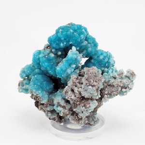 Blue Hemimorphite Mineral Specimen Crystal Natural Stone