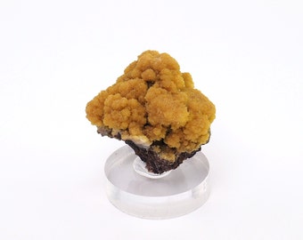 Mimetite mineral specimen from Santa Eulalia Dist., Chihuahua, Mexico - 29mm x 28mm x 25mm (F95841) 2023 structure minerals