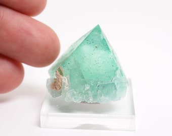 Fluorite crystal from Riemvasmaak, South Africa - 24mm x 26mm x 20mm (F91920)