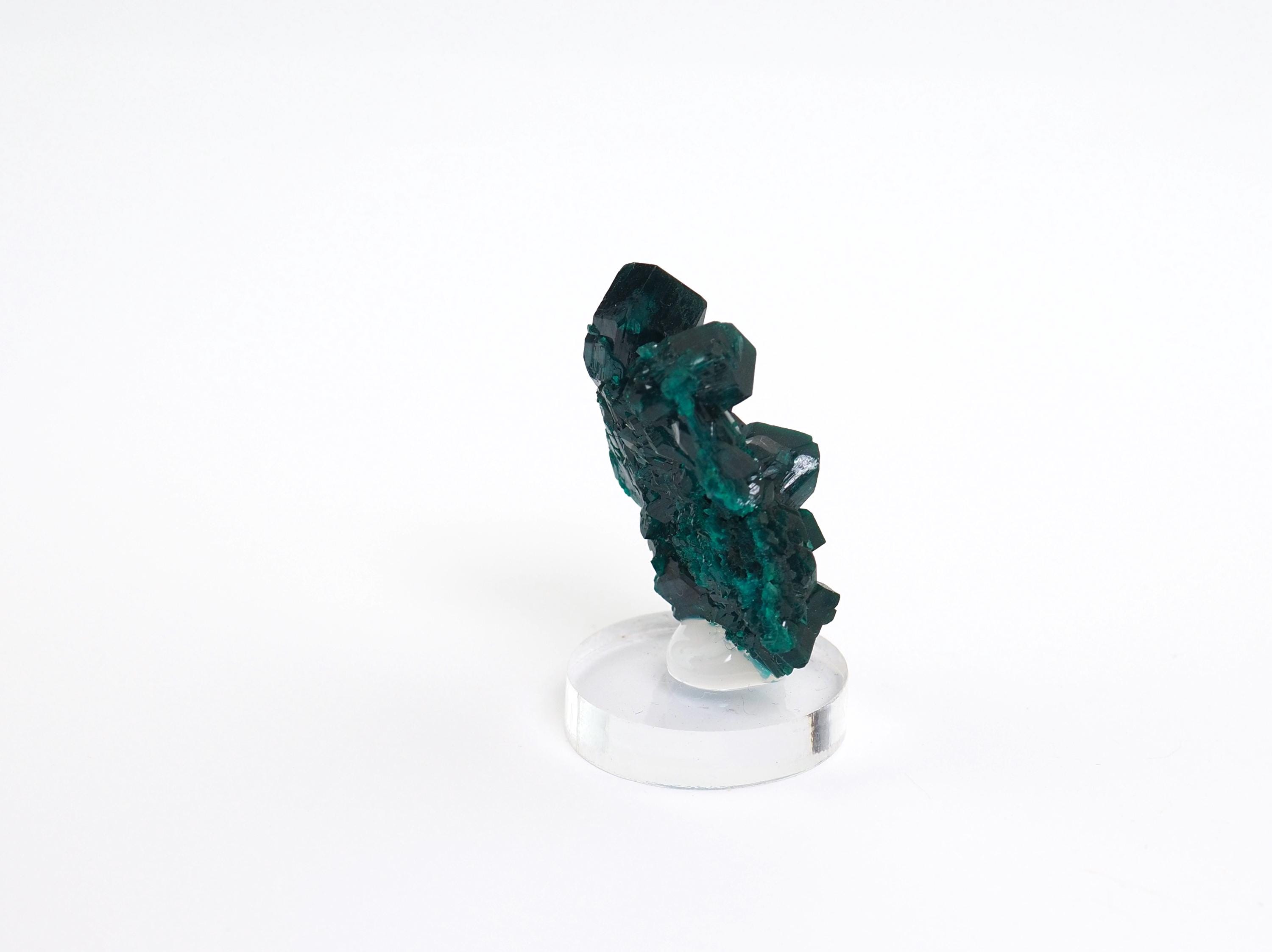 ダイオプテーズ結晶標本：天然鉱物（32mm） - Etsy 日本