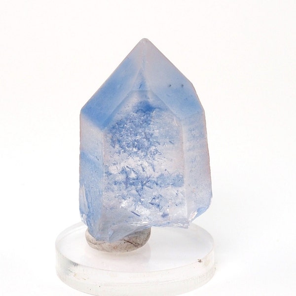 Dumortierite included Quartz crystal from Brazil - 57mm x 23mm x 22mm (F95810) 2023 structure minerals